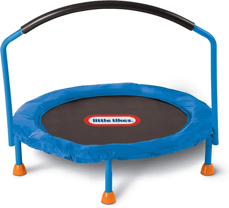Little Tikes 3-Foot Trampoline  Kid-Sized Bouncing Mat with Safety Enclosure