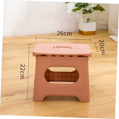 Compact Foldable Step Stool with Integrated Carry Handle