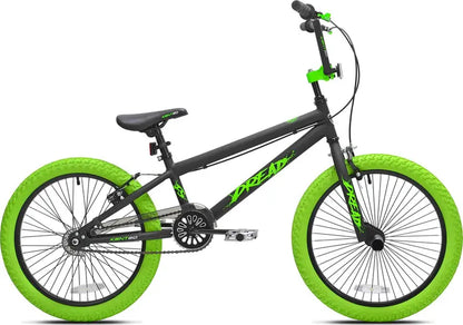 Kent 20-Inch Dread BMX Bike for Boys  Green & Black Frame