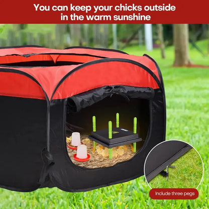 Tetuga Chick Brooder Box  Insulated Starter Kit for Newborn Chicks & Poults