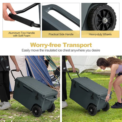 All-Terrain Wheeled Portable Ice Chest Cooler