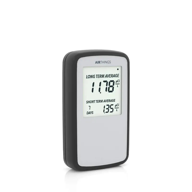Airthings Corentium Home Battery-Operated Digital Radon Detector with Long-Term Monitoring