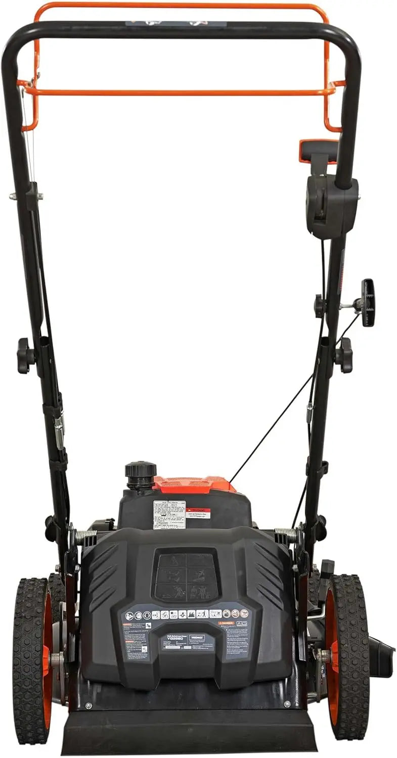 YARDMAX 22″ 201cc CVT Self-Propelled Gas Mower — 3-in-1 Functionality