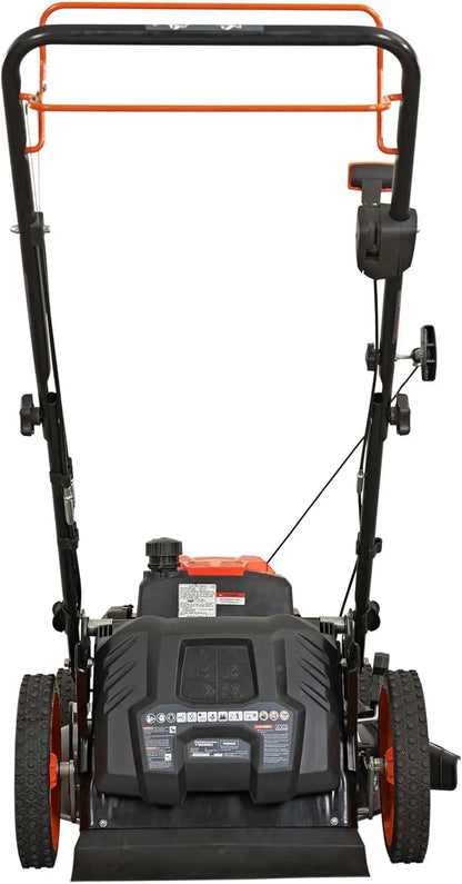 YARDMAX 22″ 201cc CVT Self-Propelled Gas Mower — 3-in-1 Functionality