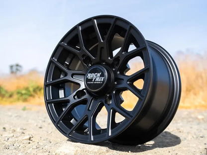Set of 4 Matte Black 15¡Á7 ATV/UTV Wheels  4¡Á137 Bolt Pattern, 4+3 Offset  Compatible with Can-Am Commander, Defender, Maverick &amp; More