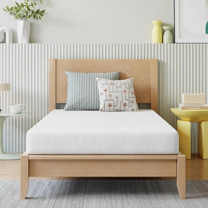 Novilla 12-Inch Gel-Infused Queen Mattress in a Box: Pressure-Relieving Cooling Memory Foam Bed with CertiPUR-US Certification and Breathable White Cover