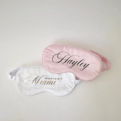 Personalized Silk Sleep Mask for Restful Nights