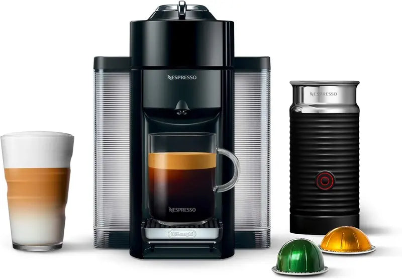 De’Longhi Nespresso Vertuo Coffee & Espresso System  Smart Capsule Recognition, Rich Crema, and Versatile Brew Sizes