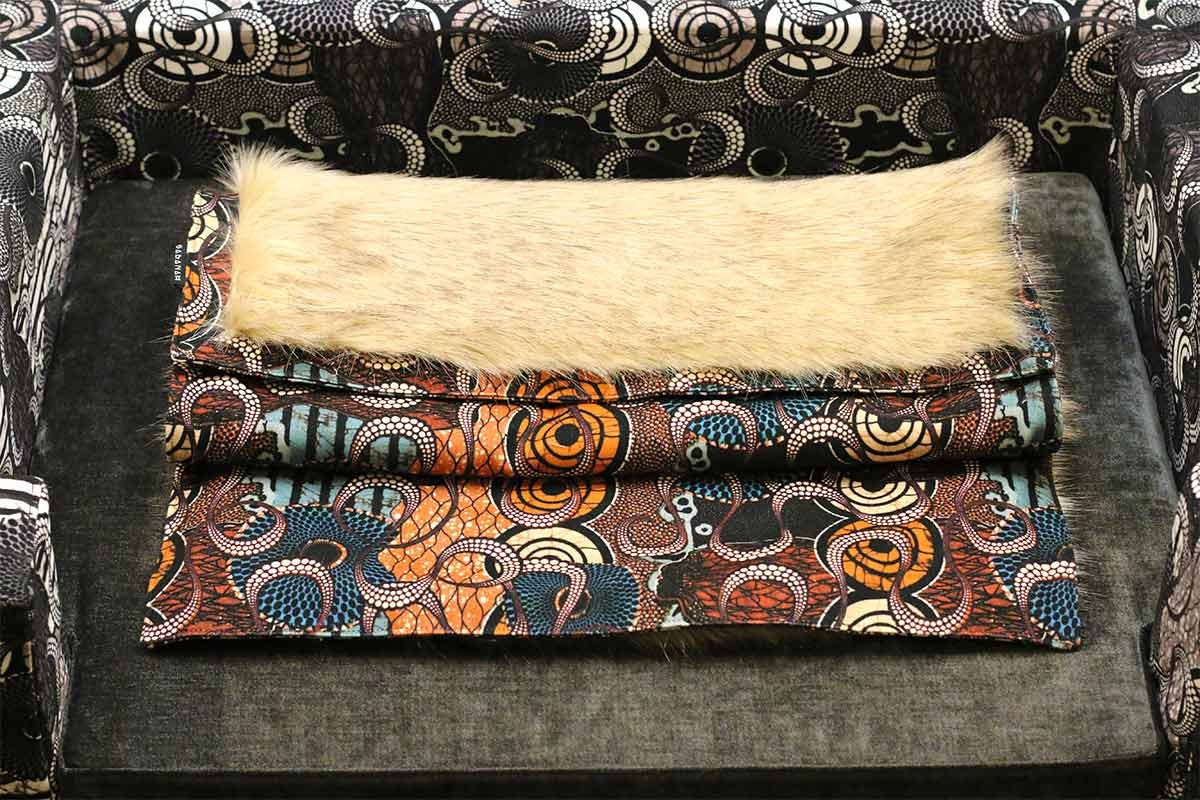 Couverture pour chien « Metis » Africa - Tissu Jean-Paul Gaultier