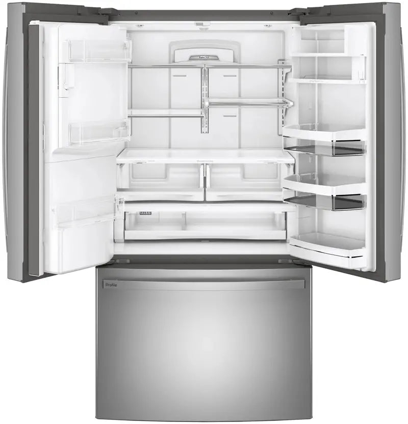 GE Profile ENERGY STAR French-Door Refrigerator  27.7 Cu. Ft., Fingerprint-Resistant Stainless Steel, Hands-Free AutoFill Dispenser