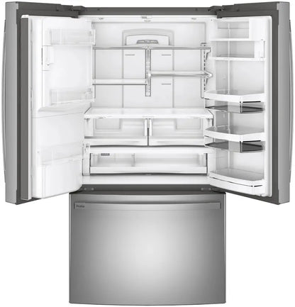 GE Profile ENERGY STAR French-Door Refrigerator  27.7 Cu. Ft., Fingerprint-Resistant Stainless Steel, Hands-Free AutoFill Dispenser