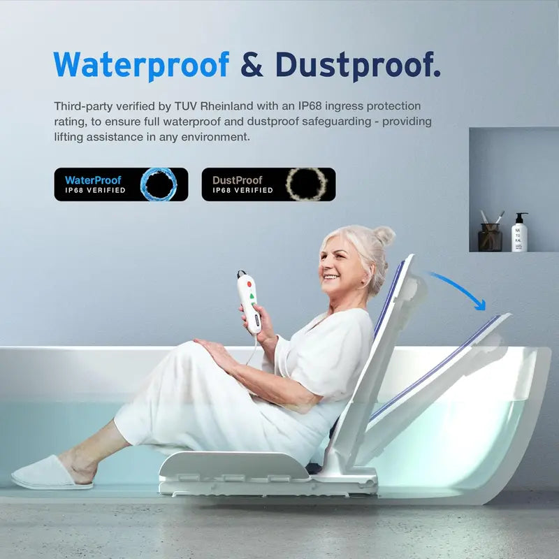 AYDMED 2-in-1 Electric Lift Recliner Chair  Waterproof Design, 308 lb Capacity, Zero-Gravity Support