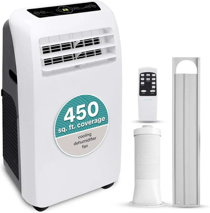 SereneLife Portable Air Conditioner  10,000 BTU Unit with Heater, Dehumidifier, and Remote