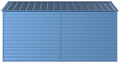 Arrow Select 10×14 Steel Storage Shed  Blue-Grey Finish, Durable Outdoor Storage Solution