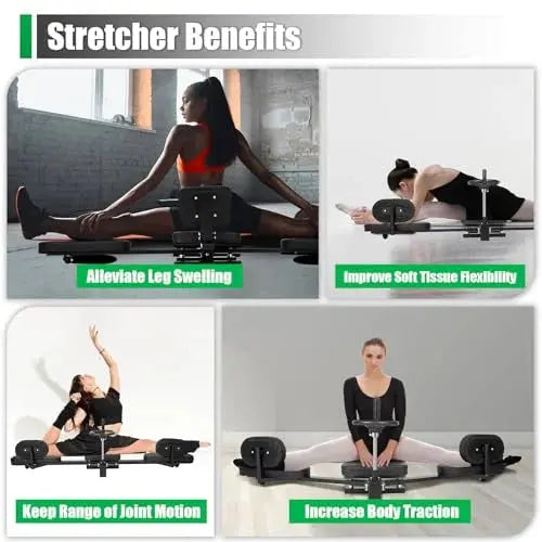 BrandName Leg Stretcher Machine, Adjustable 180° Split Trainer with Ergonomic Design for Home Gym Flexibility and Stretching