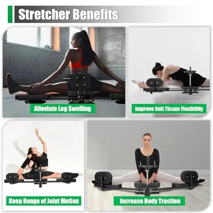 BrandName Leg Stretcher Machine, Adjustable 180° Split Trainer with Ergonomic Design for Home Gym Flexibility and Stretching