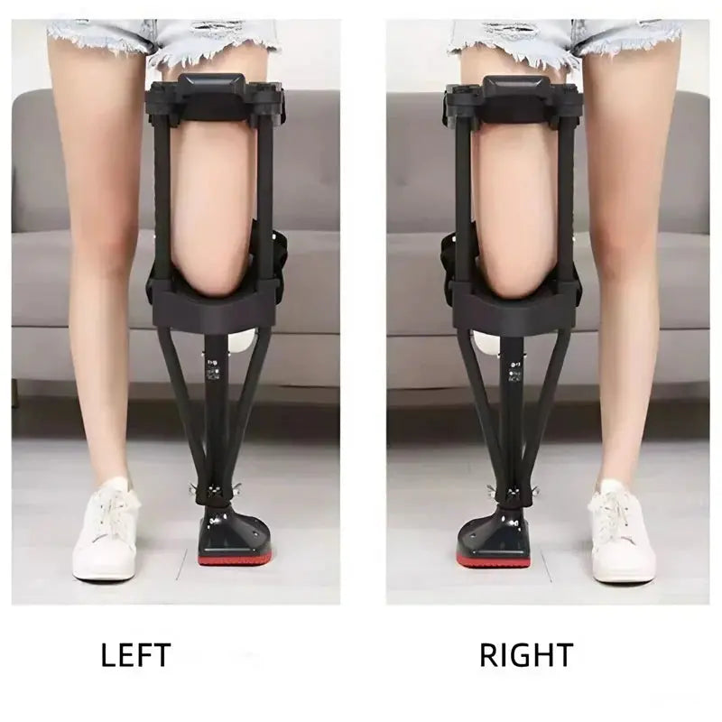 Hands-Free Knee Crutch  Ergonomic Weight-Bearing Mobility Aid with Adjustable Height and Padded Support