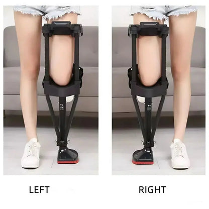 Hands-Free Knee Crutch  Ergonomic Weight-Bearing Mobility Aid with Adjustable Height and Padded Support