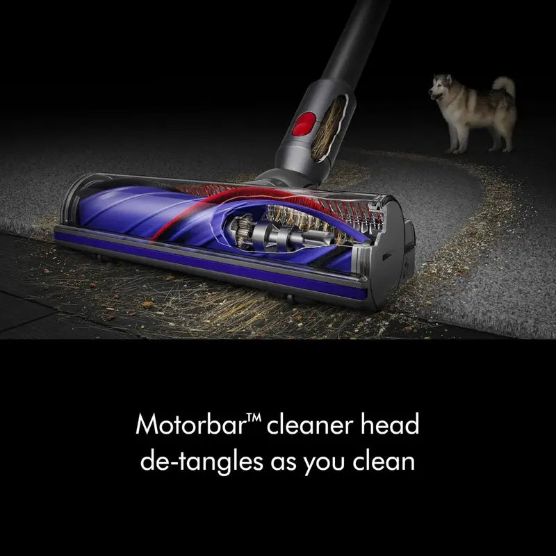 Dyson V8 Plus Cordless Vacuum: Enhanced 115AW Suction, 2 Power Modes & 40-Min Runtime — Handheld Conversion & Deep-Clean Performance