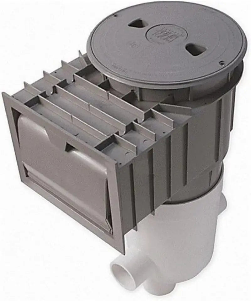 CMP Renegade Gunite Venturi IG Pool Skimmer with 2″ Socket, Gray/Beige Lid