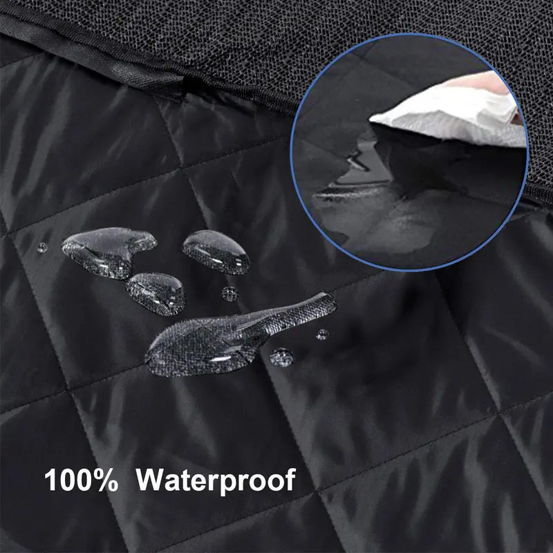 Waterproof Pet Car Seat Cover with Non-Slip Rubber Backing