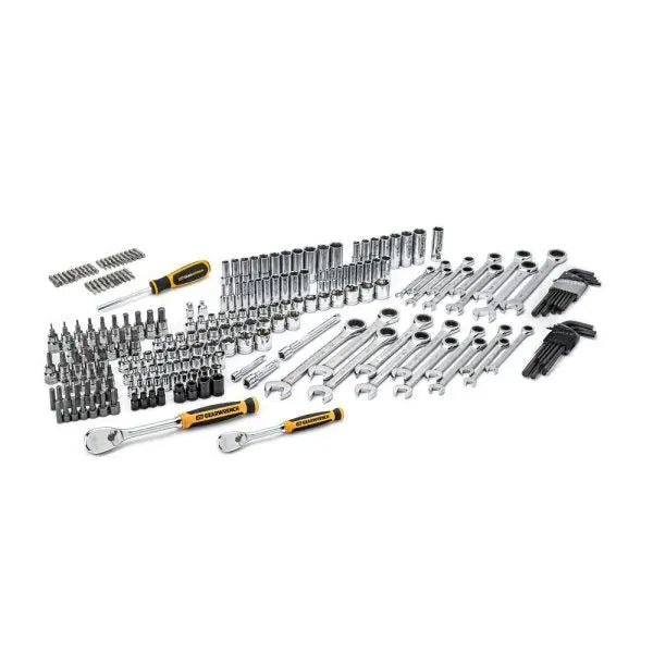 232-Piece Professional Mechanics Tool Set  SAE & Metric, Standard & Deep Sockets