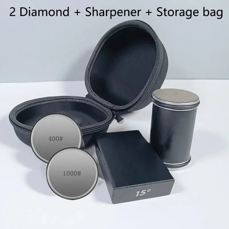 Dual-Angle Rolling Knife Sharpener  Precision Edge Restorer for Home Chefs