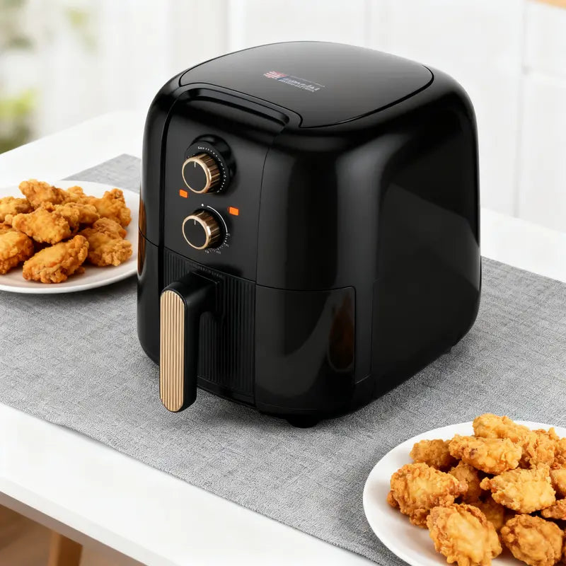10L Dual-Zone Mechanical Air Fryer  Independent Temperature Control