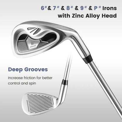 Complete Beginner-Friendly Golf Club Set for Adult Men