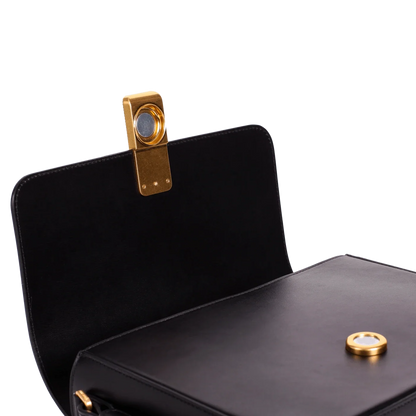 Mini Monceau - Cuir Box Noir