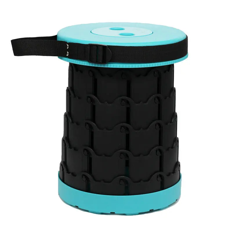 Compact Folding Stool with Enhanced Retractable Design