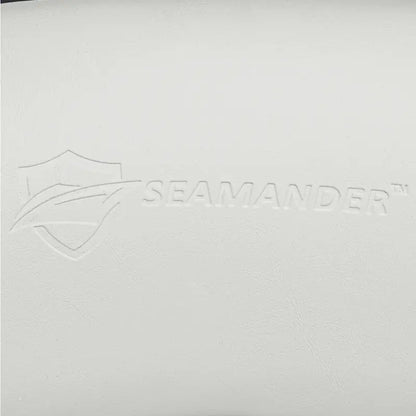 Seamander S1043 series Premier Pontoon Furniture Bucket Seat, Captain Seat, Colors White/Charcoal