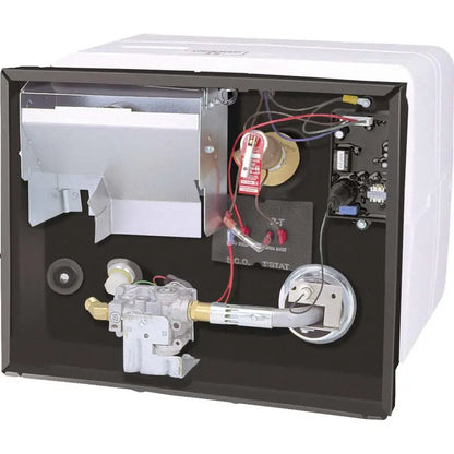 Atwood G6A-8E Polar White Motorhome Water Heater  6-Gallon Gas-Powered Unit with Patented U-Tube Design