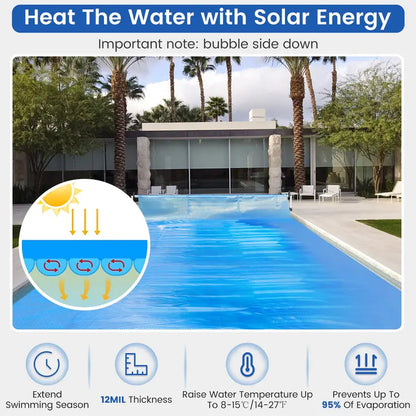 Heavy-Duty Pool Cover for In-Ground or Above-Ground Swimming Pools