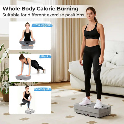 Advanced Vibration Training Machine  Gravity-Sensing Platform with Wireless Remote Operation