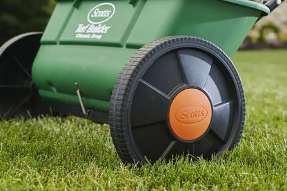 Scotts Turf Builder Classic Drop Spreader — Precision Lawn Fertilizer & Seed Distributor