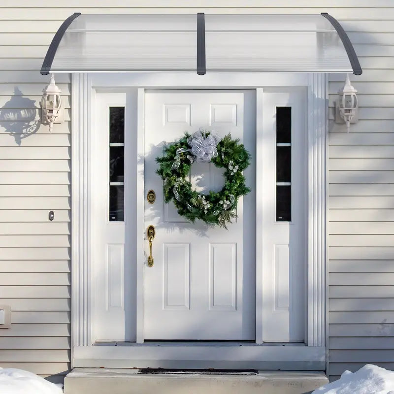 Weather-Resistant Door and Window Awning  UV, Rain, and Snow Protection for Residential Use