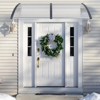 Weather-Resistant Door and Window Awning  UV, Rain, and Snow Protection for Residential Use