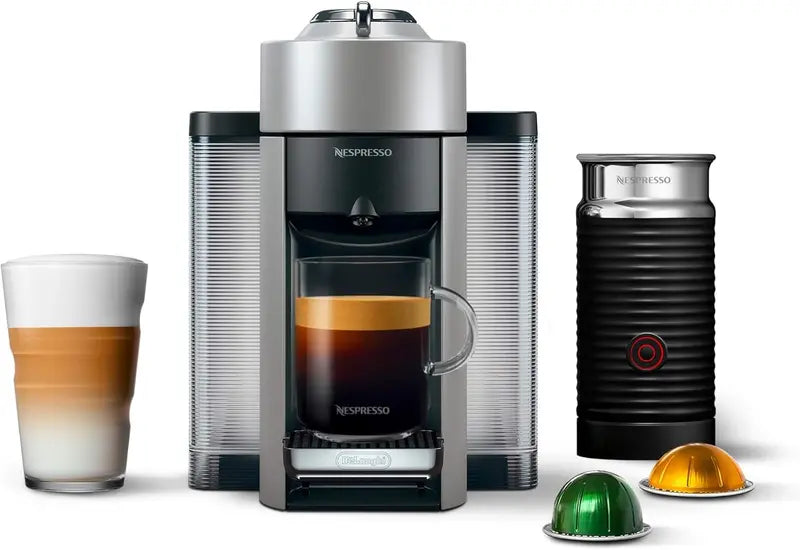 De’Longhi Nespresso Vertuo Coffee & Espresso System  Smart Capsule Recognition, Rich Crema, and Versatile Brew Sizes