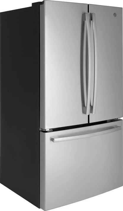 27-Cubic-Foot Stainless Steel French Door Refrigerator with Fingerprint-Resistant Finish