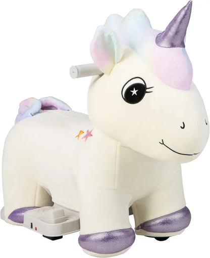 6V Battery-Powered Electric Unicorn Ride-On Toy for Kids  Interactive Motion & Sound
