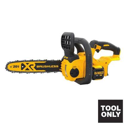 DEWALT 20V MAX 12in. Brushless Battery Powered Chainsaw, Tool Only DCCS620B