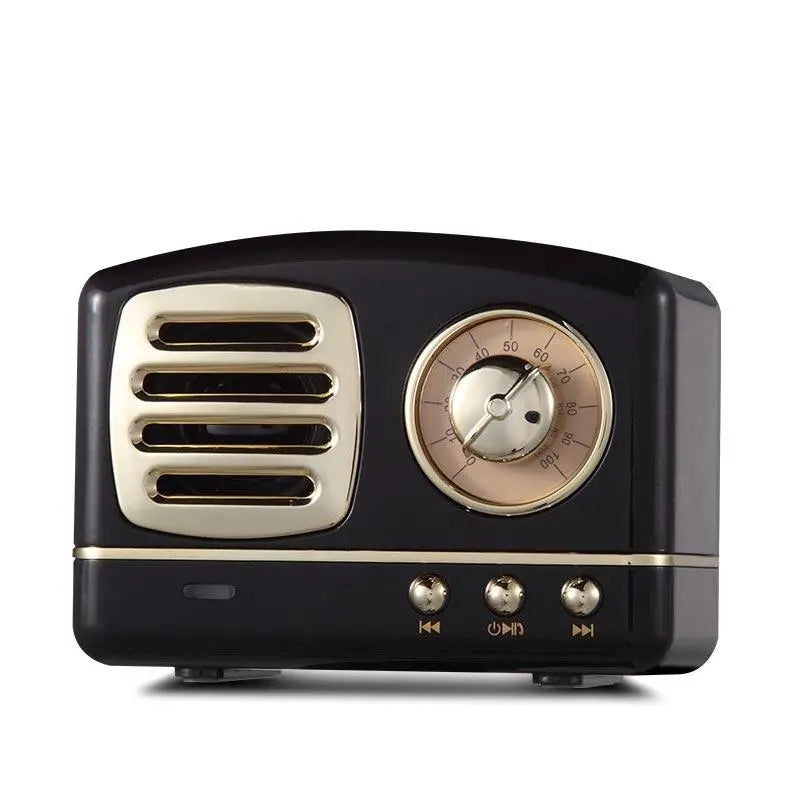 Retro Bluetooth Speaker, 3W, 2-3 Hr Playtime, Bluetooth 4.1, 10m Range, Compact Design