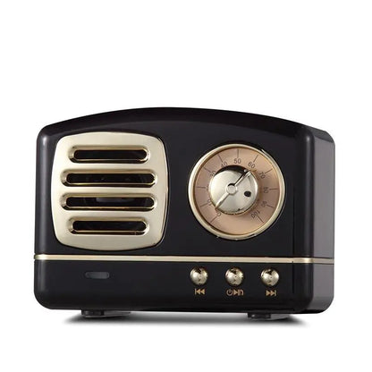 Retro Bluetooth Speaker, 3W, 2-3 Hr Playtime, Bluetooth 4.1, 10m Range, Compact Design