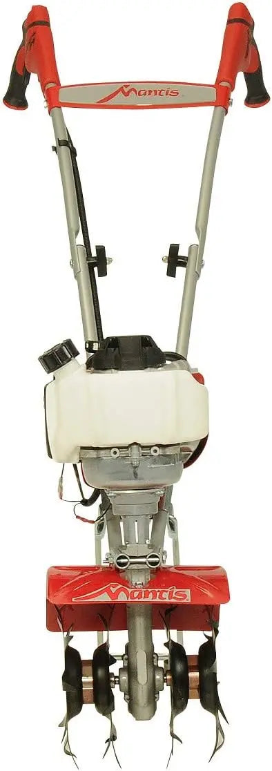 Mantis 7940 Gas Cultivator  25cc Honda 4-Cycle Engine, Red Metal Frame