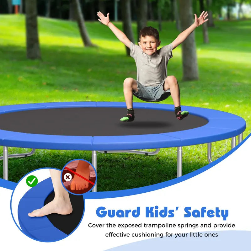 Hole-Free Trampoline Pad Replacement  Universal Fit for Pole-Based Frames