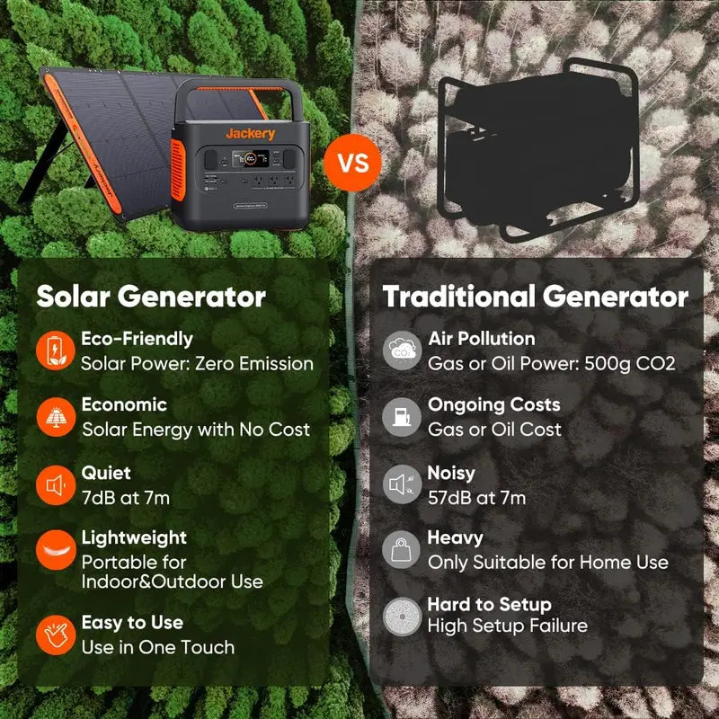 Jackery Explorer 300 Portable Power Station: 293Wh Lithium Battery, 110V/300W AC Output, Solar-Ready