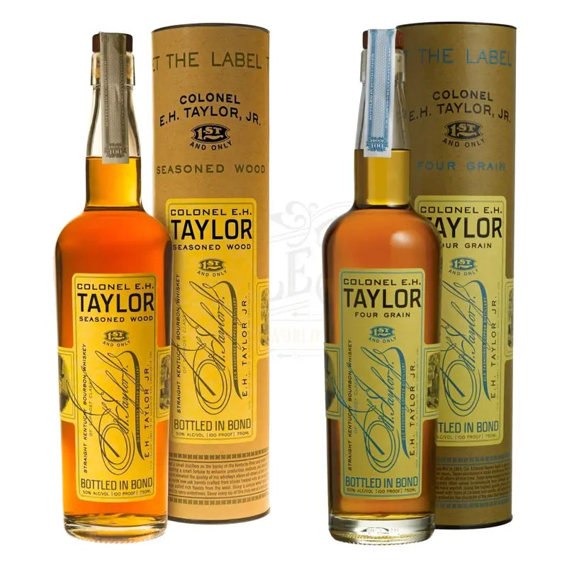E.H. Taylor Bourbon Bundle  Seasoned Wood Finish + Four Grain Expression