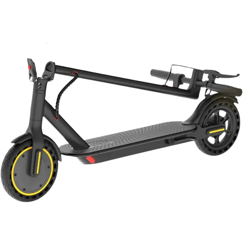Lightweight Foldable Electric Scooter with Solid Tires and Aerospace-Grade Aluminum Frame