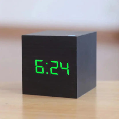 Digital LED Alarm Clock with Date, Temperature, and Snooze Function